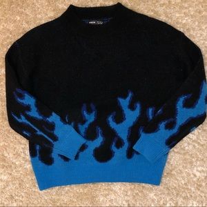 blue flame sweater🔥